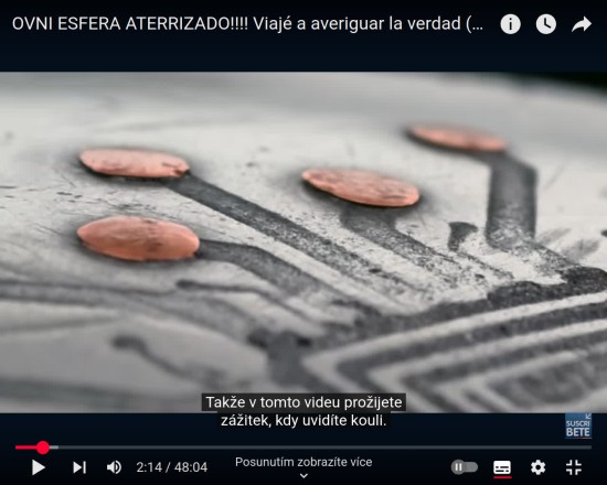 Detail čipu na kouli Buga Detail čipu na kouli Buga